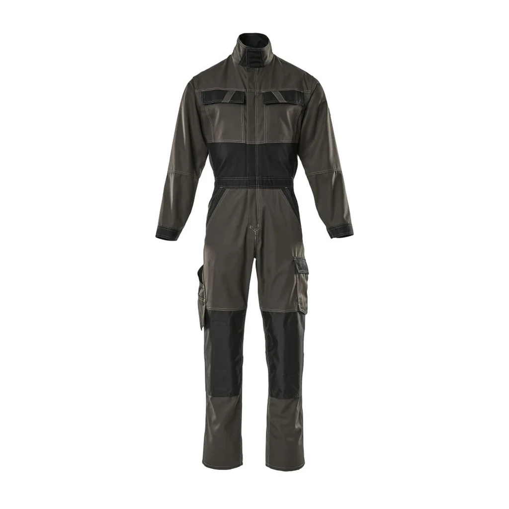 MASCOT® | Overall mit Knietaschen LIGHT | 2XL | Dunkelanthrazit/Schwarz
