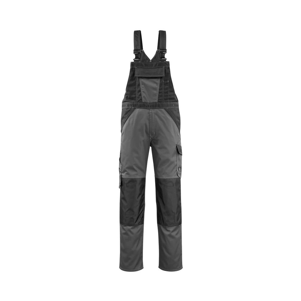 MASCOT® | Latzhose mit Knietaschen LIGHT | 76C46 | Dunkelanthrazit/Schwarz