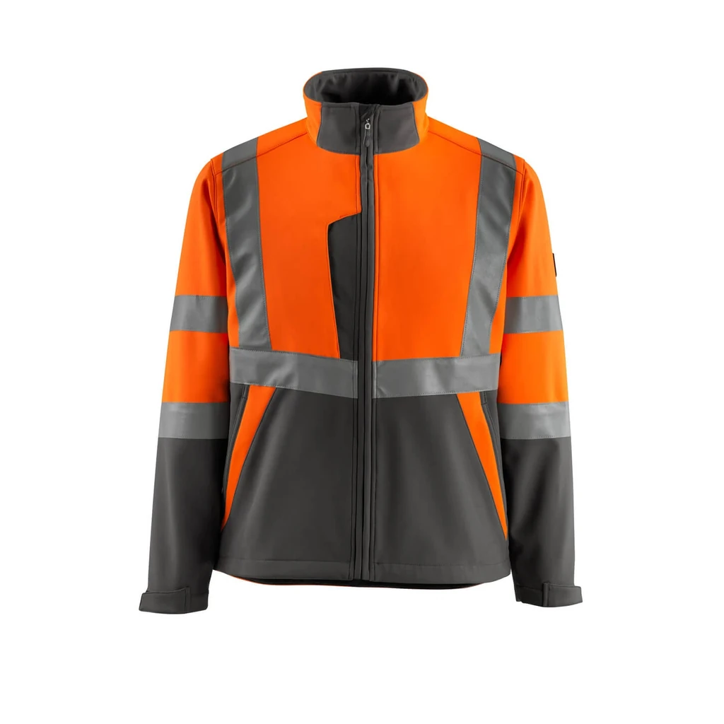 MASCOT® | Softshell Jacke SAFE LIGHT | 2XL | Hi-vis Orange/Dunkelanthrazit