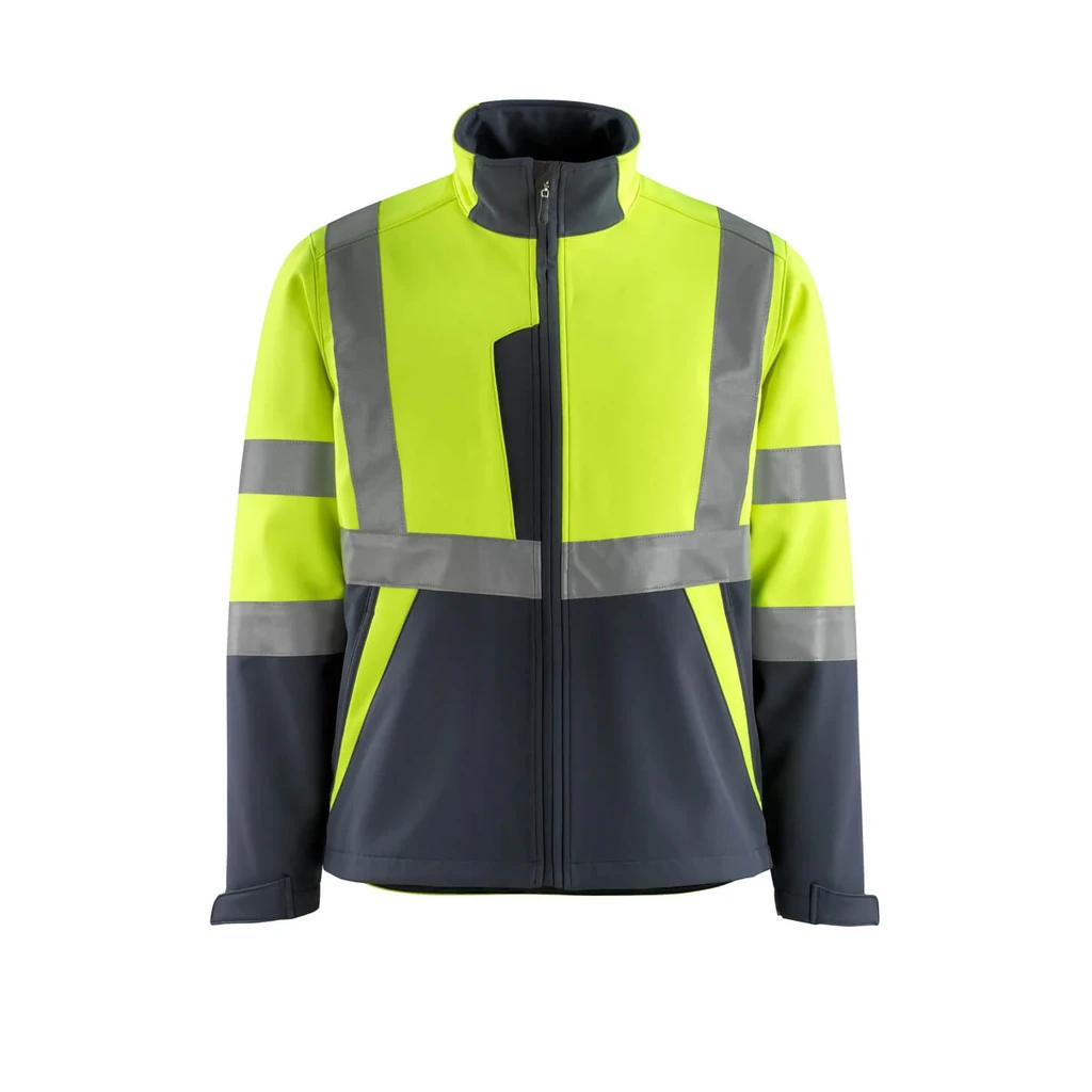MASCOT® | Softshell Jacke SAFE LIGHT | 2XL | Hi-vis Gelb/Schwarzblau