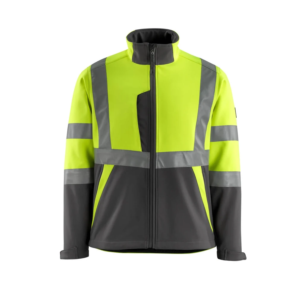MASCOT® | Softshell Jacke SAFE LIGHT | 2XL | Hi-vis Gelb/Dunkelanthrazit