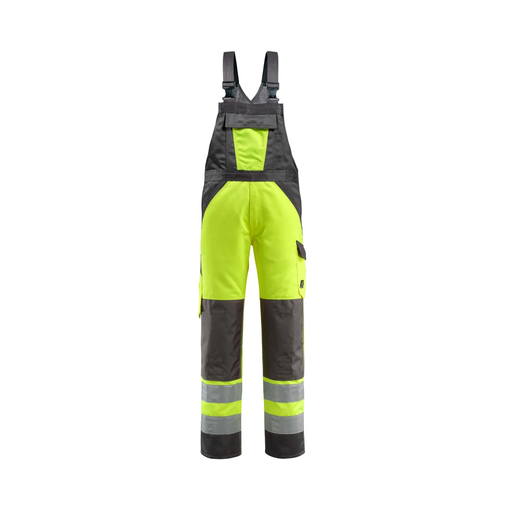 MASCOT® | Latzhose mit Knietaschen SAFE LIGHT | 76C46 | Hi-vis Gelb/Dunkelanthrazit