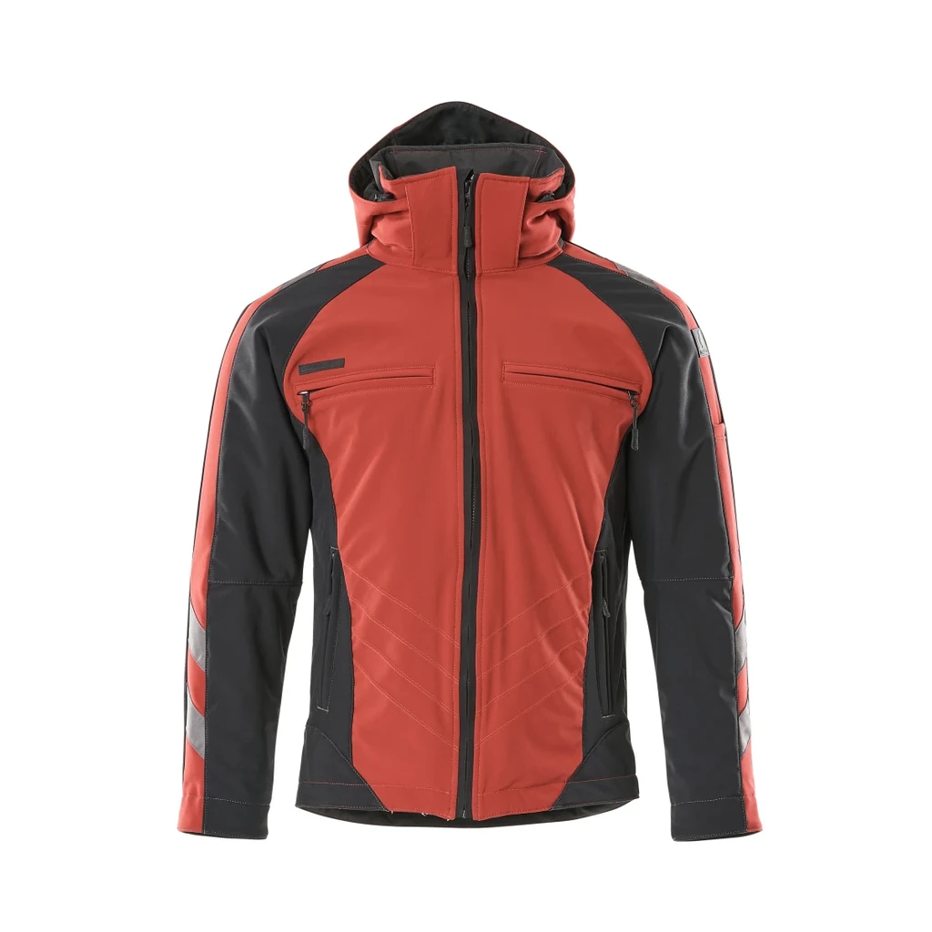 MASCOT® | Winterjacke UNIQUE | M | Rot/Schwarz