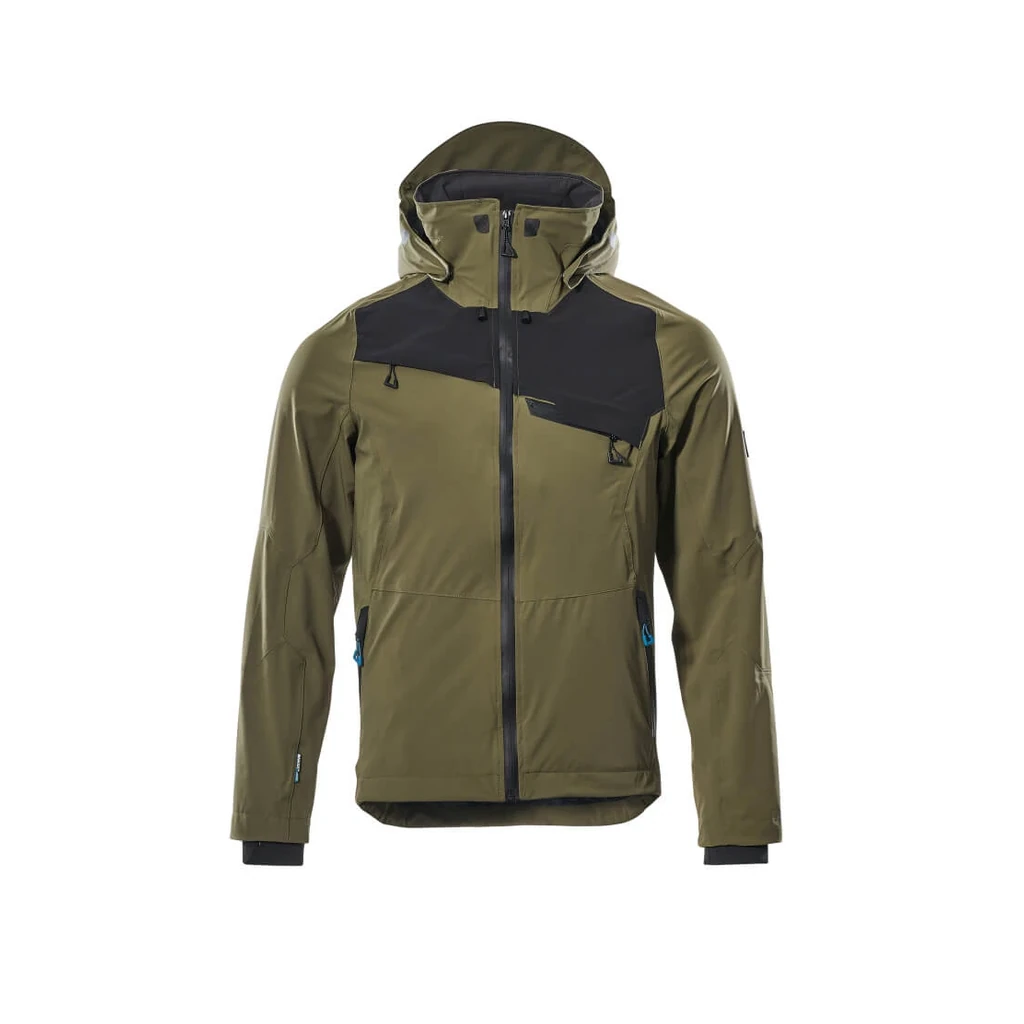 MASCOT® | Hard Shell Jacke ADVANCED | M | Moosgrün/Schwarz
