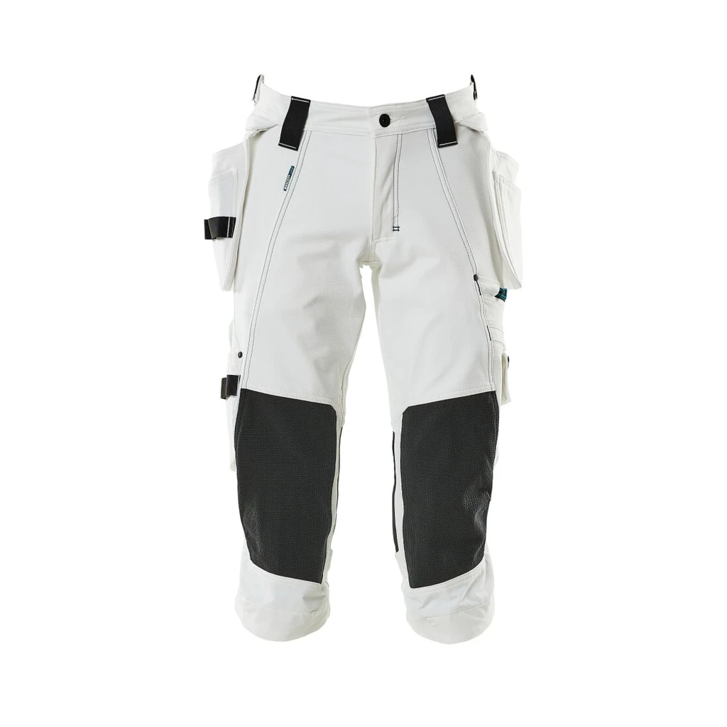 MASCOT® | Dreiviertel-Hose mit Hängetaschen ADVANCED | C42 | Weiß