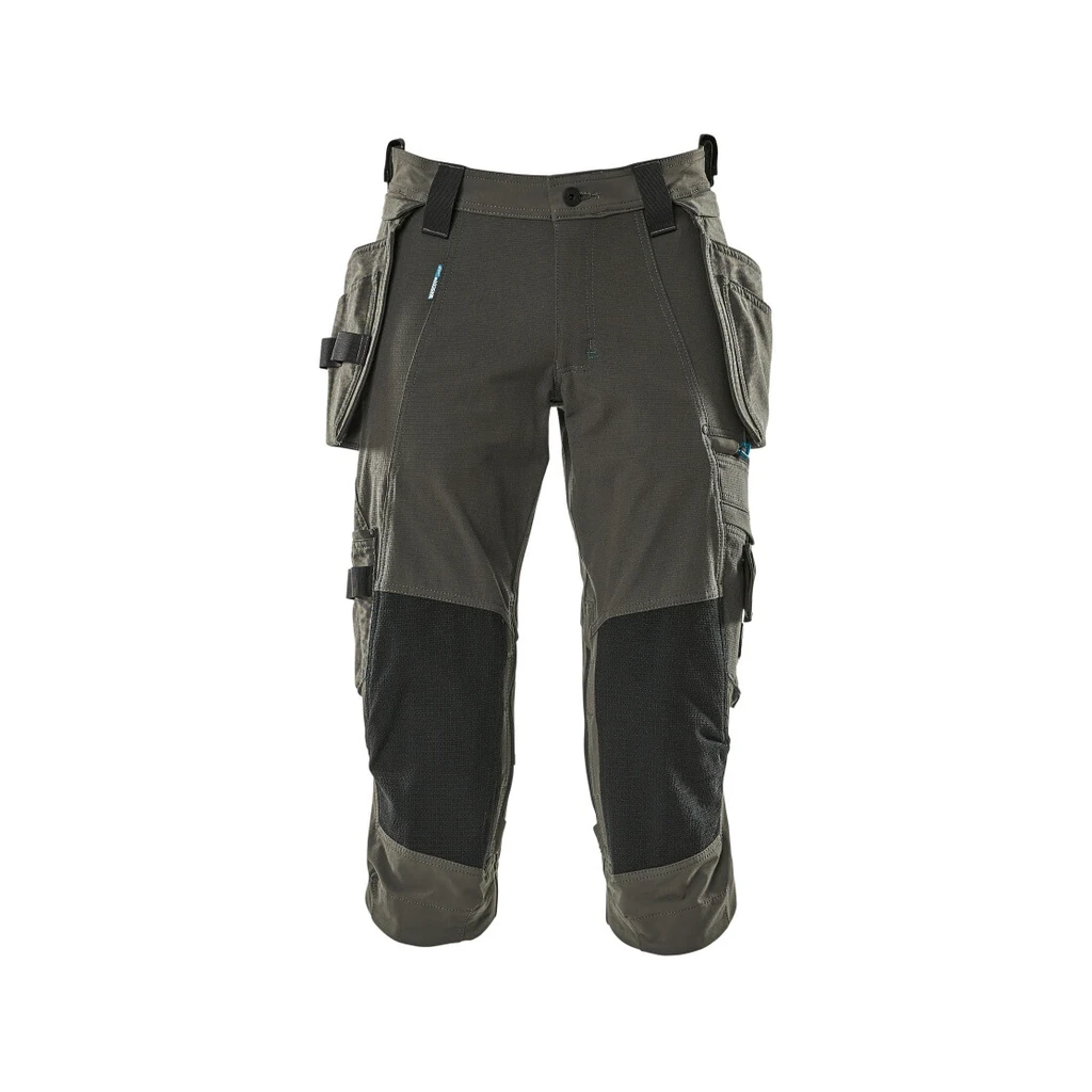 MASCOT® | Dreiviertel-Hose mit Hängetaschen ADVANCED | C42 | Dunkelanthrazit