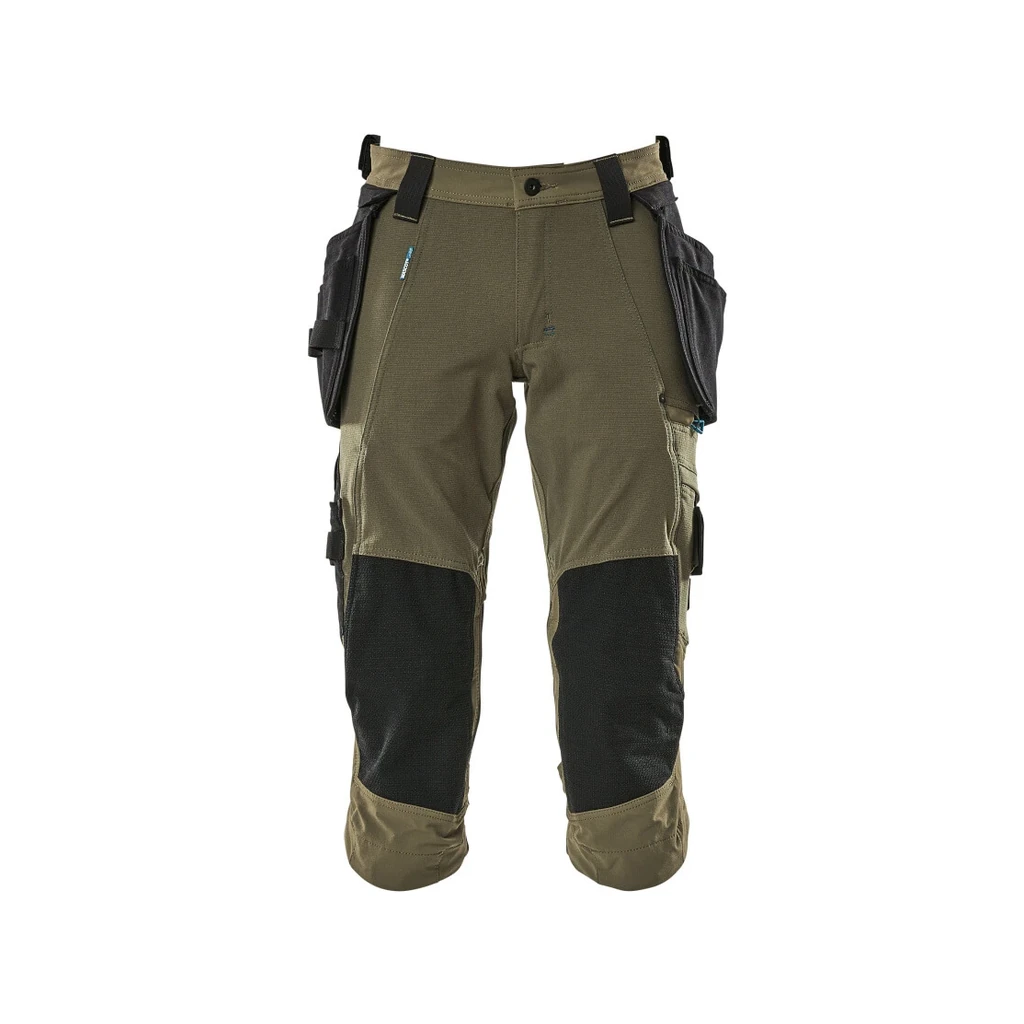 MASCOT® | Dreiviertel-Hose mit Hängetaschen ADVANCED | C42 | Moosgrün