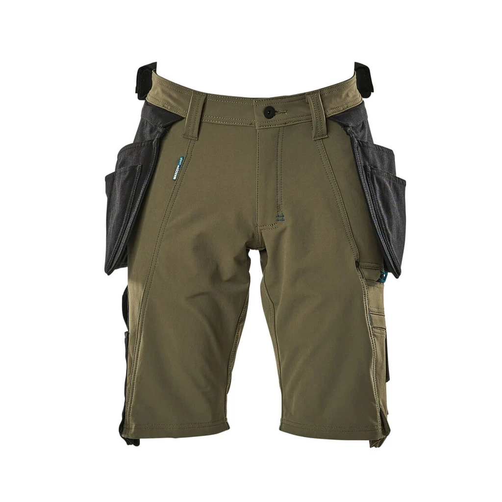 MASCOT® | Shorts mit Hängetaschen ADVANCED | C43 | Moosgrün
