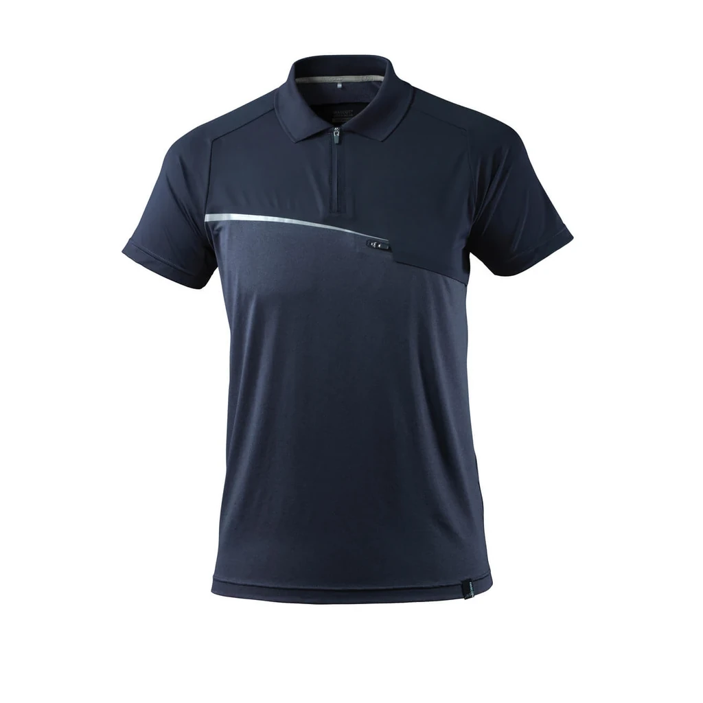 MASCOT® | Polo-Shirt mit Brusttasche ADVANCED | 2XL | Schwarzblau