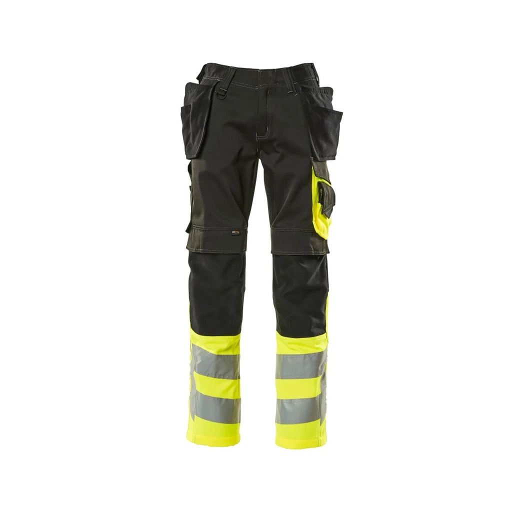 MASCOT® | Hose mit Hängetaschen SAFE SUPREME | 76C46 | Schwarz/Hi-vis Gelb