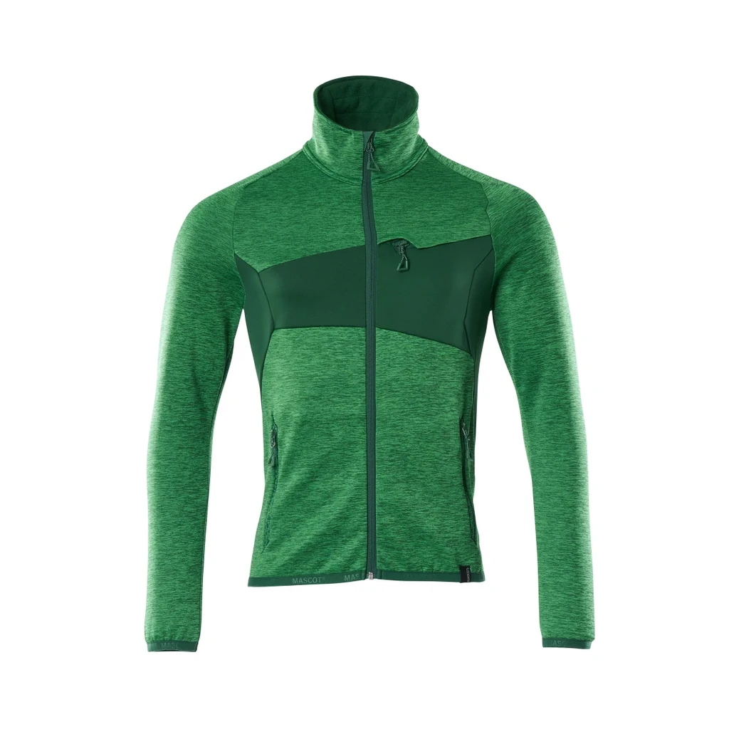 MASCOT® | Fleecepullover mit Reißverschluss ACCELERATE | 2XL | Grasgrün/Grün