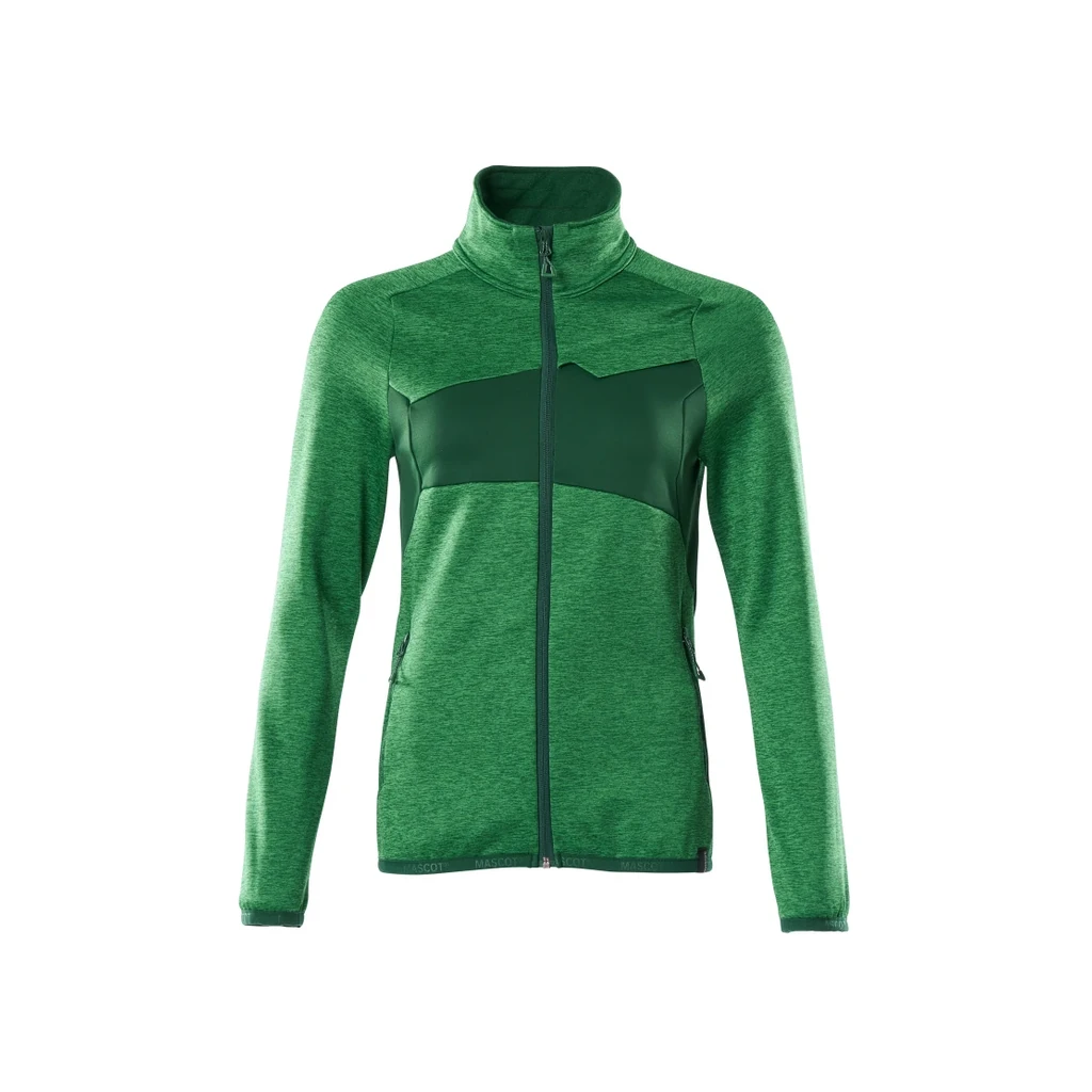 MASCOT® | Fleecepullover mit Reißverschluss ACCELERATE | 2XL | Grasgrün/Grün