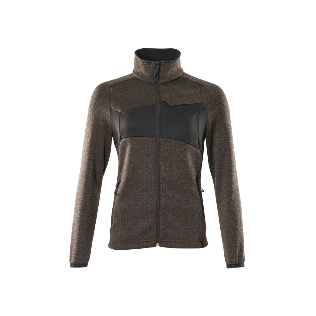 MASCOT® | Strickpullover mit Reißverschluss ACCELERATE | 2XL | Dunkelanthrazit/Schwarz