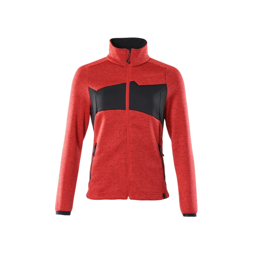 MASCOT® | Strickpullover mit Reißverschluss ACCELERATE | 2XL | Verkehrsrot/Schwarz