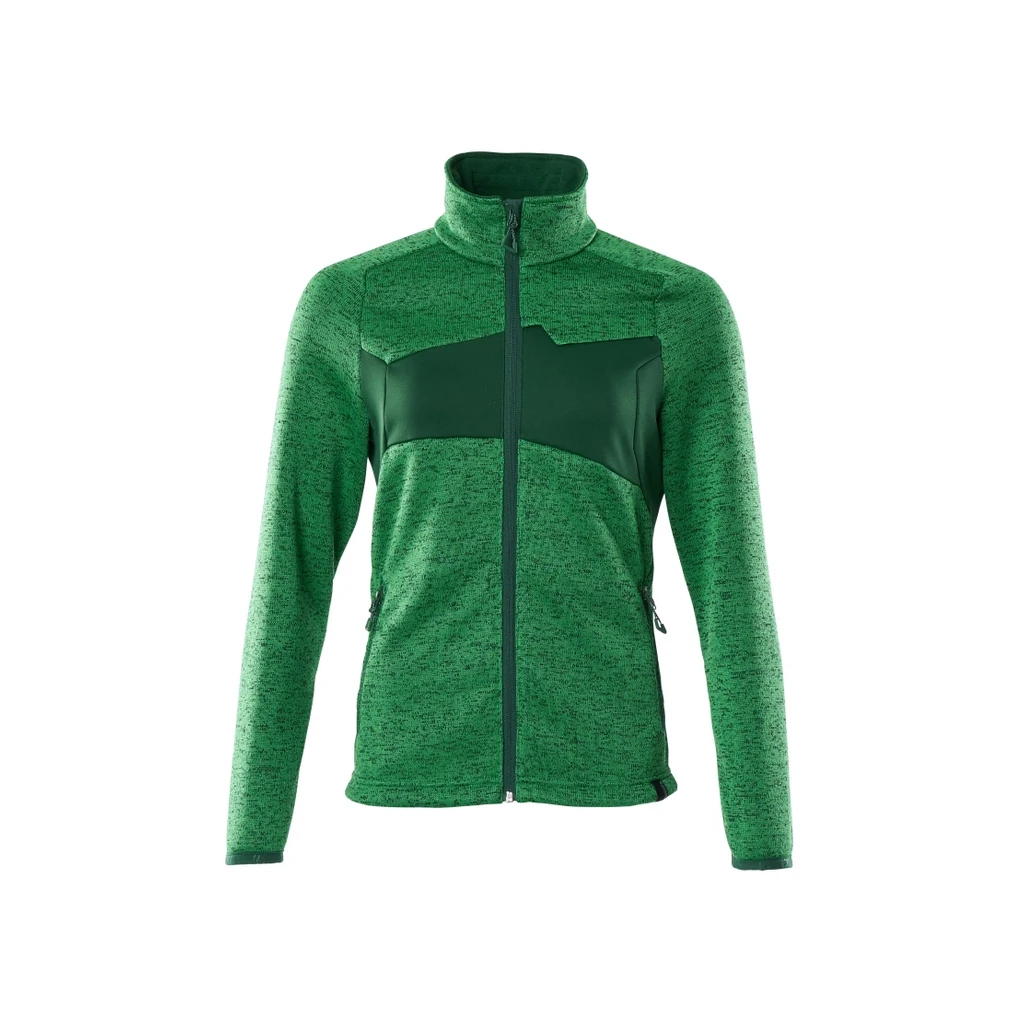MASCOT® | Strickpullover mit Reißverschluss ACCELERATE | 2XL | Grasgrün/Grün
