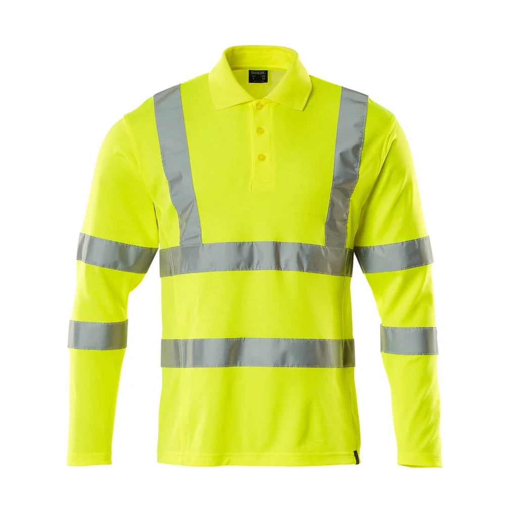 MASCOT® | Polo-Shirt Langarm SAFE CLASSIC | 2XL | Hi-vis Gelb