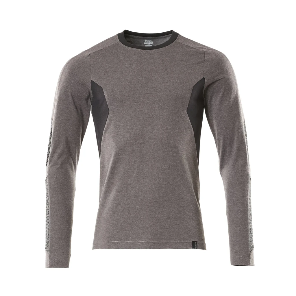 MASCOT® | T-Shirt Langarm ACCELERATE | 2XLONE | Dunkelanthrazit/Schwarz