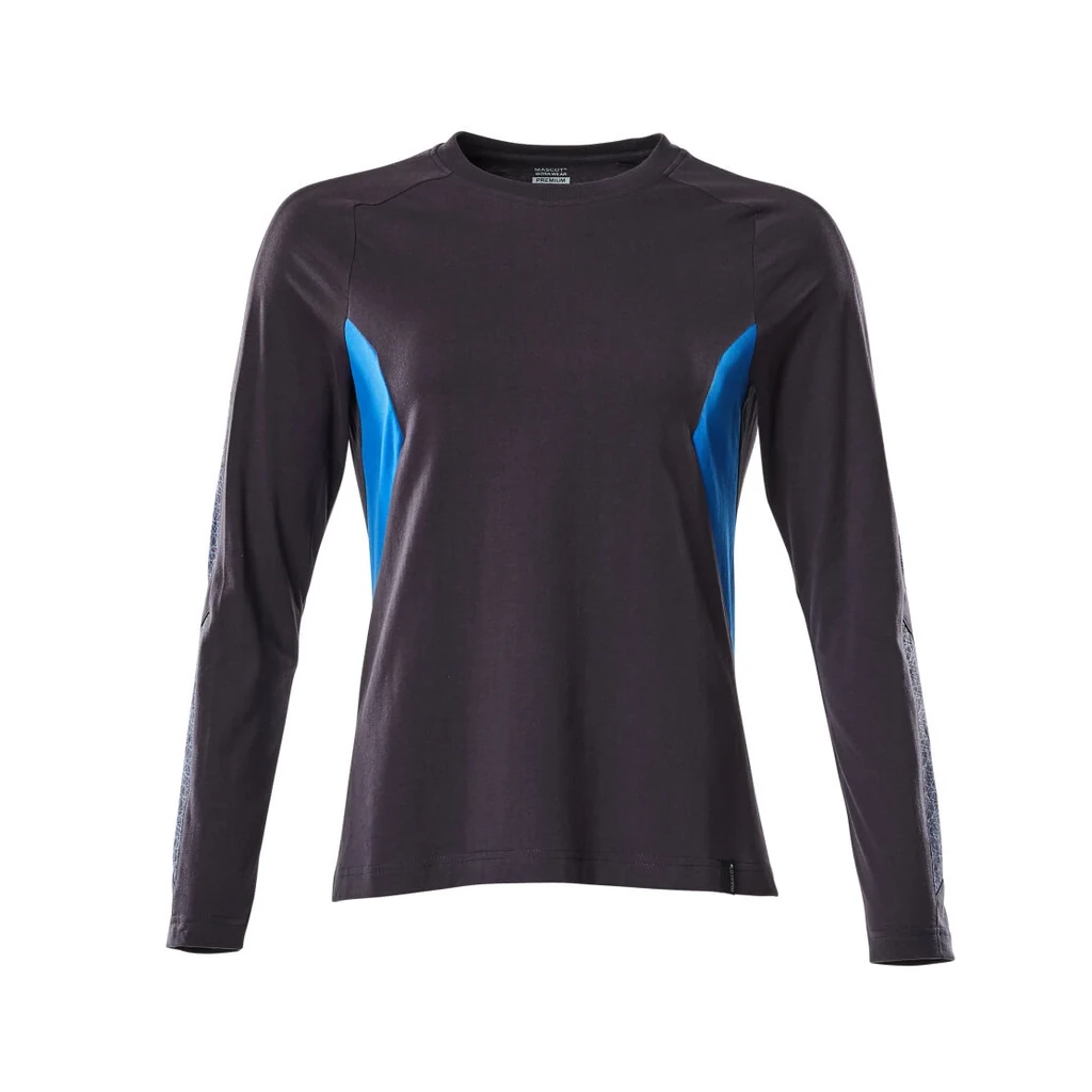 MASCOT® | T-Shirt Langarm ACCELERATE | 2XLONE | Schwarzblau/Azurblau
