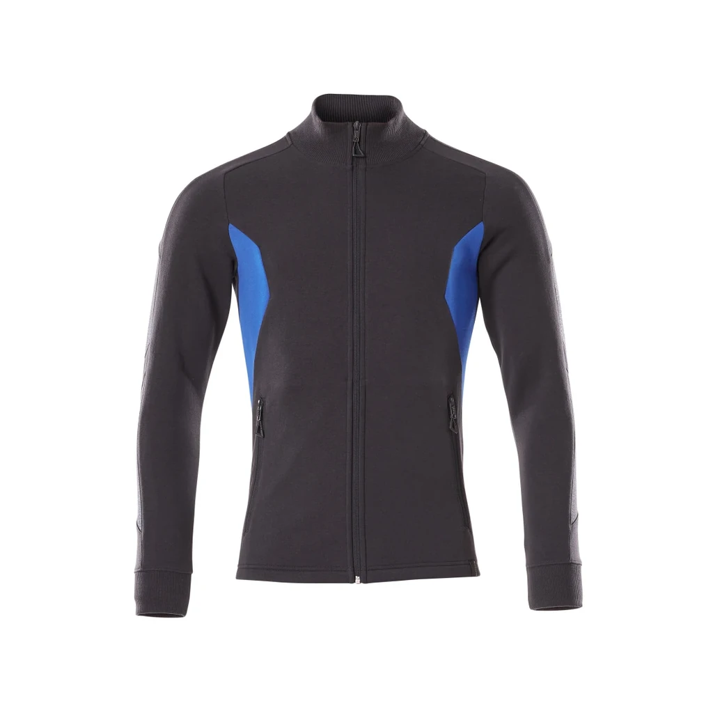 MASCOT® | Sweatshirt mit Reißverschluss ACCELERATE | 2XLONE | Schwarzblau/Azurblau