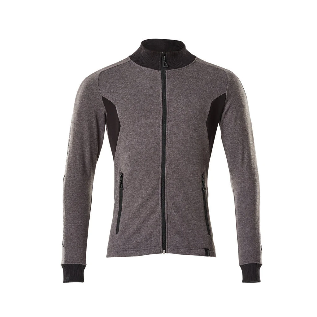 MASCOT® | Sweatshirt mit Reißverschluss ACCELERATE | 2XLONE | Dunkelanthrazit/Schwarz