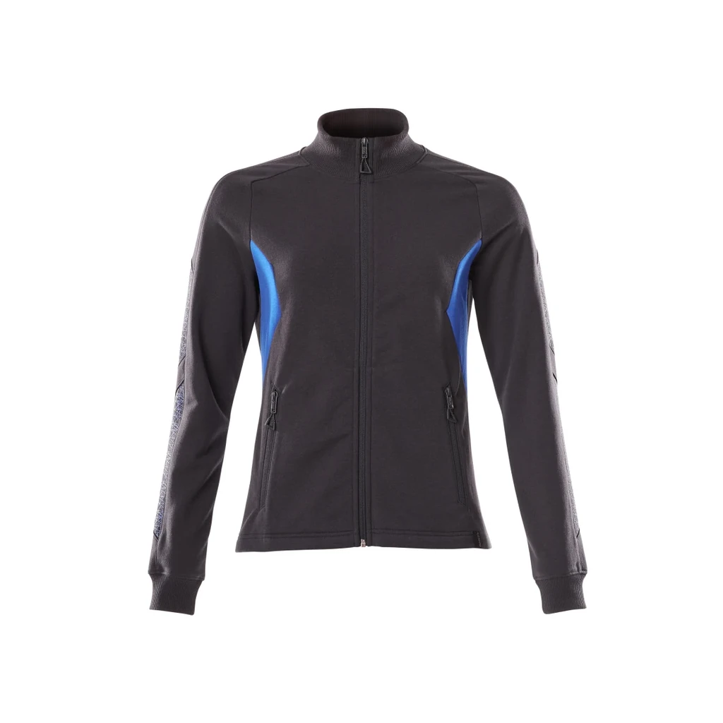 MASCOT® | Sweatshirt mit Reißverschluss ACCELERATE | 2XLONE | Schwarzblau/Azurblau
