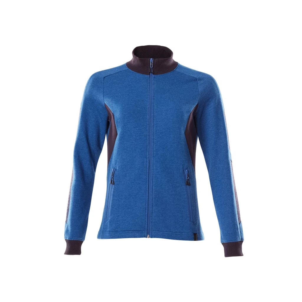 MASCOT® | Sweatshirt mit Reißverschluss ACCELERATE | 2XLONE | Azurblau/Schwarzblau