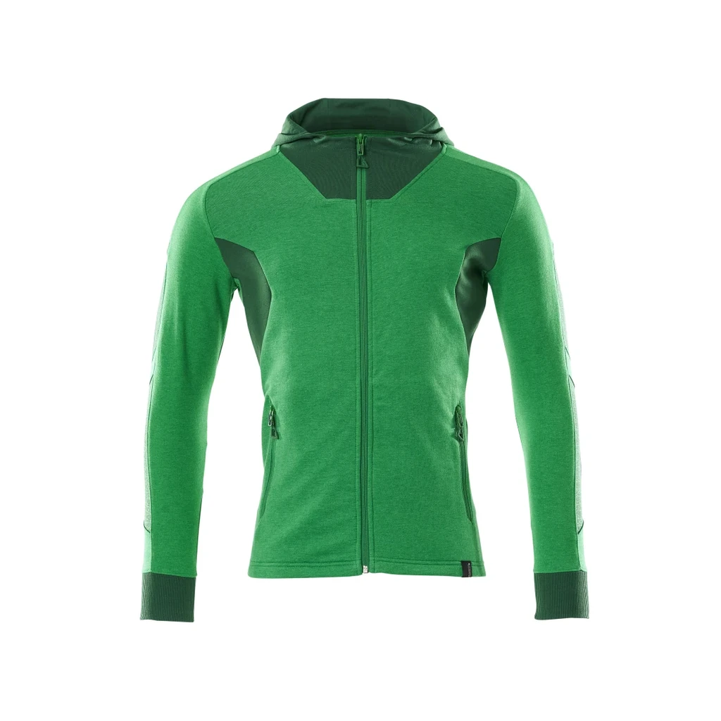 MASCOT® | Kapuzensweatshirt mit Reißverschluss ACCELERATE | 2XLONE | Grasgrün/Grün