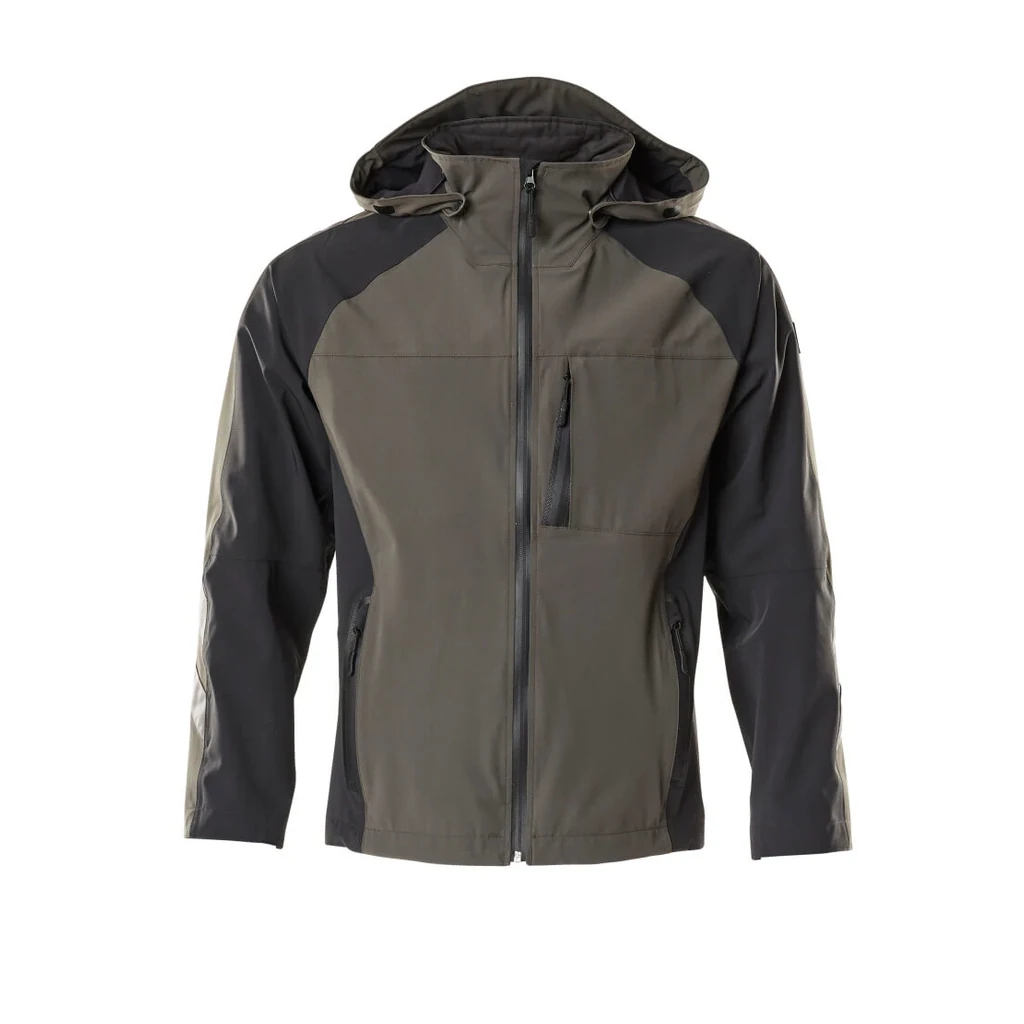 MASCOT® | Hard Shell Jacke UNIQUE | 2XL | Dunkelanthrazit/Schwarz