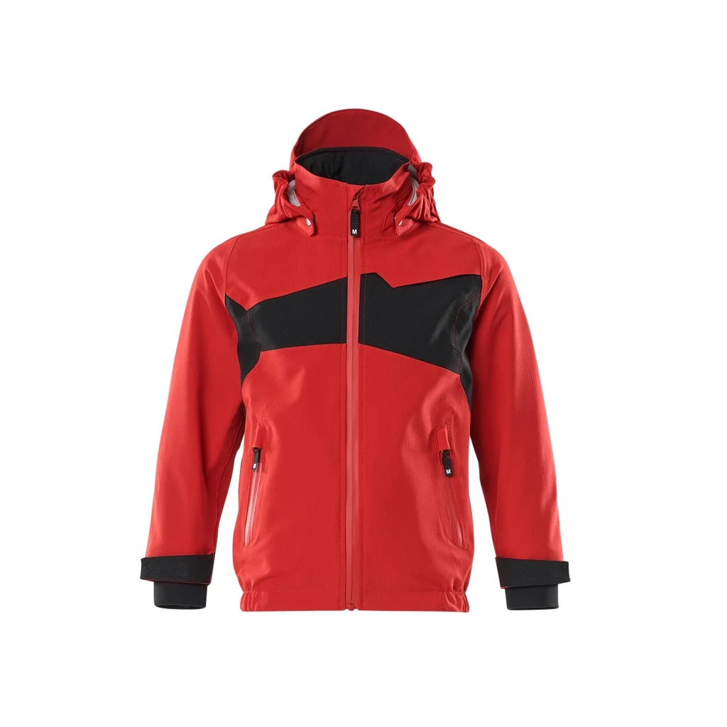 MASCOT® | Hard Shell Jacke für Kinder ACCELERATE | 104 | Verkehrsrot/Schwarz