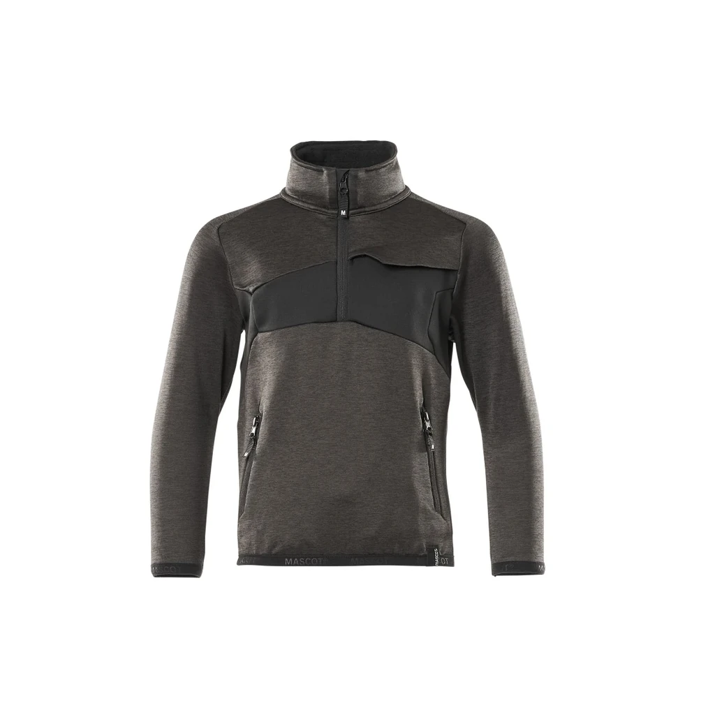 MASCOT® | Fleecepullover für Kinder ACCELERATE | 104 | Dunkelanthrazit/Schwarz
