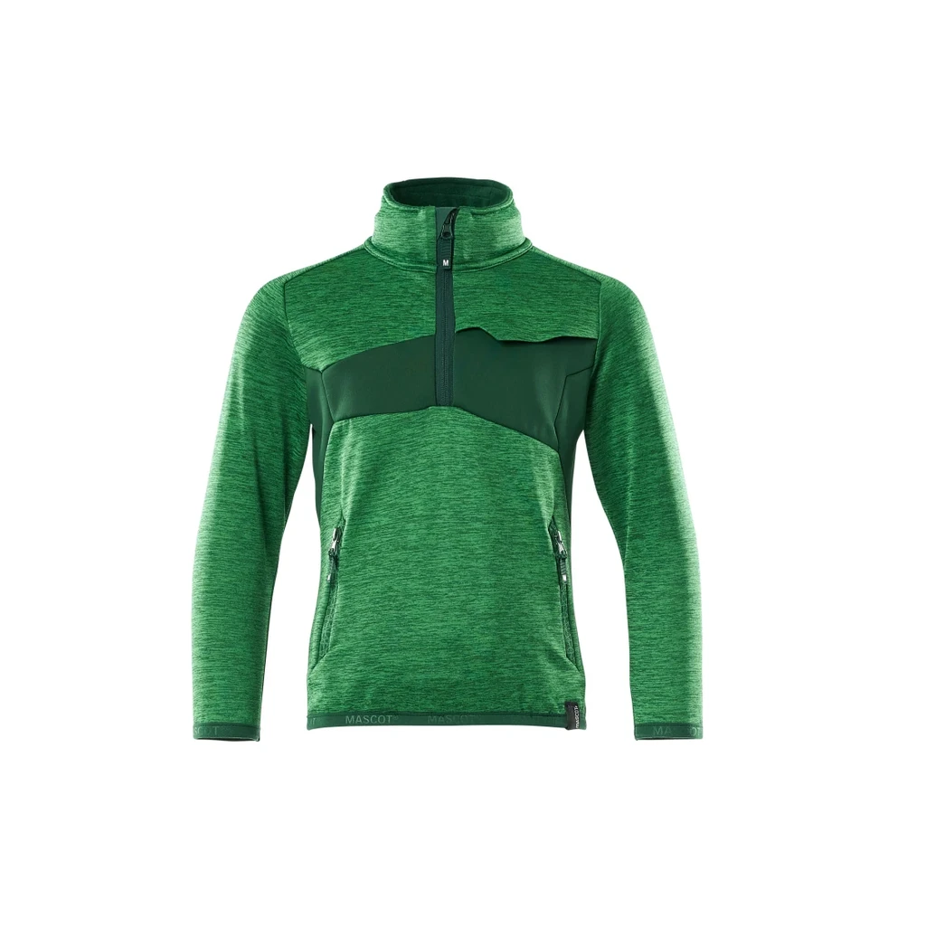 MASCOT® | Fleecepullover für Kinder ACCELERATE | 104 | Grasgrün/Grün