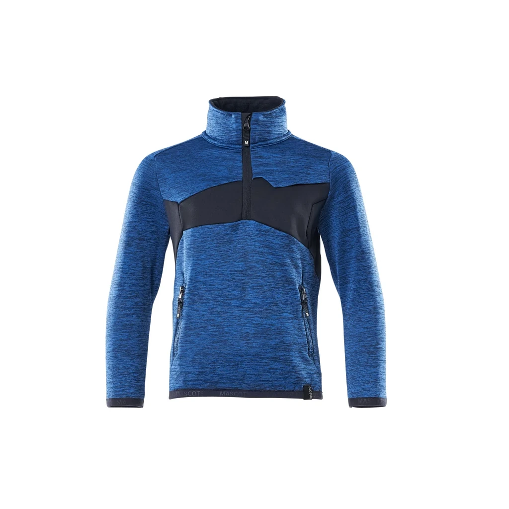 MASCOT® | Fleecepullover für Kinder ACCELERATE | 104 | Azurblau/Schwarzblau
