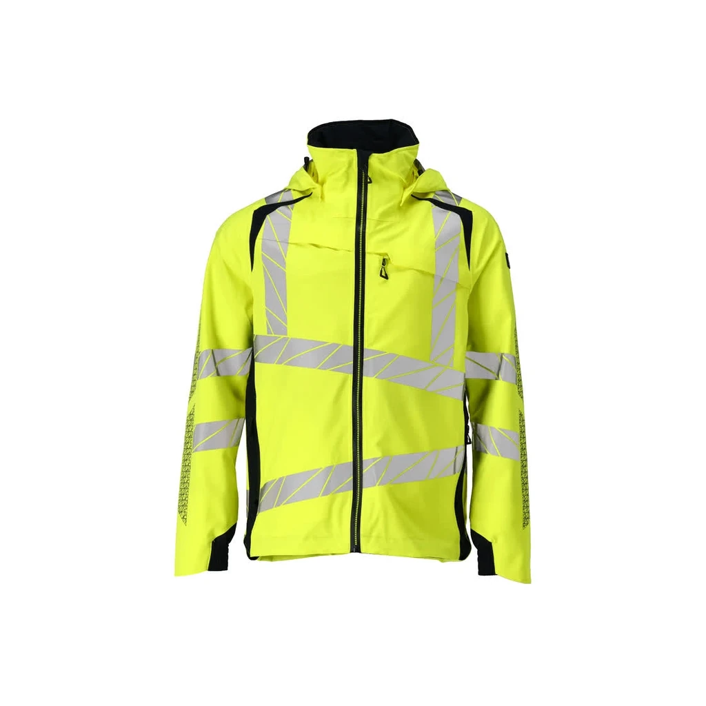 MASCOT® | Hard Shell Jacke ACCELERATE SAFE | 2XL | Hi-vis Gelb/Schwarzblau