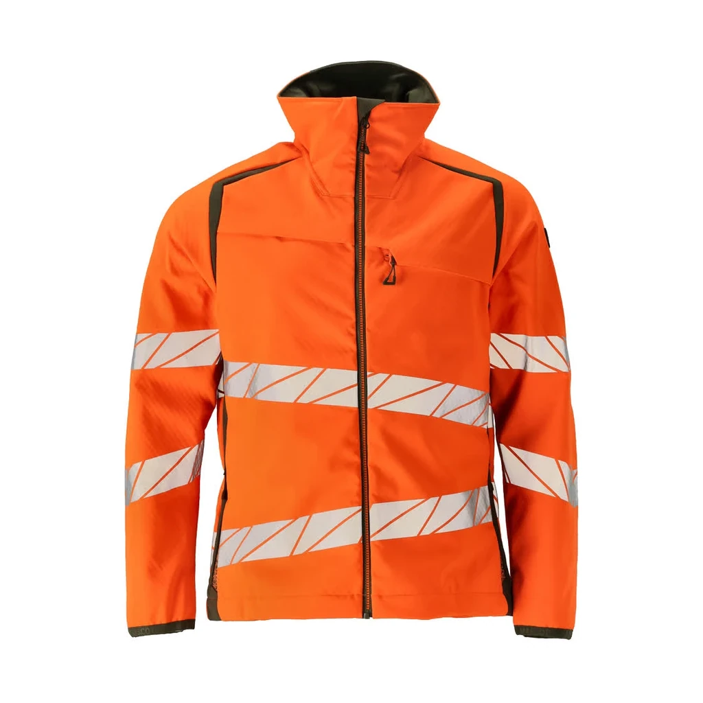 MASCOT® | Softshell Jacke ACCELERATE SAFE | 3XL | Hi-vis Orange/Moosgrün