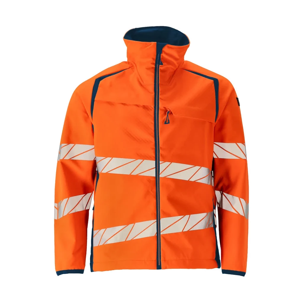 MASCOT® | Softshell Jacke ACCELERATE SAFE | 3XL | Hi-vis Orange/Dunkelpetroleum