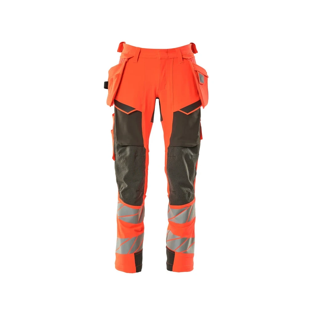 MASCOT® | Hose mit Hängetaschen ACCELERATE SAFE | 76C46 | Hi-vis Rot/Dunkelanthrazit