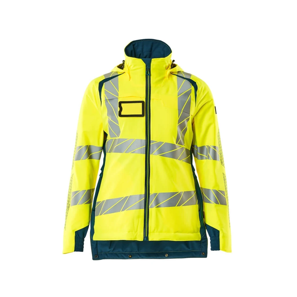 MASCOT® | Winterjacke ACCELERATE SAFE | XL | Hi-vis Gelb/Dunkelpetroleum