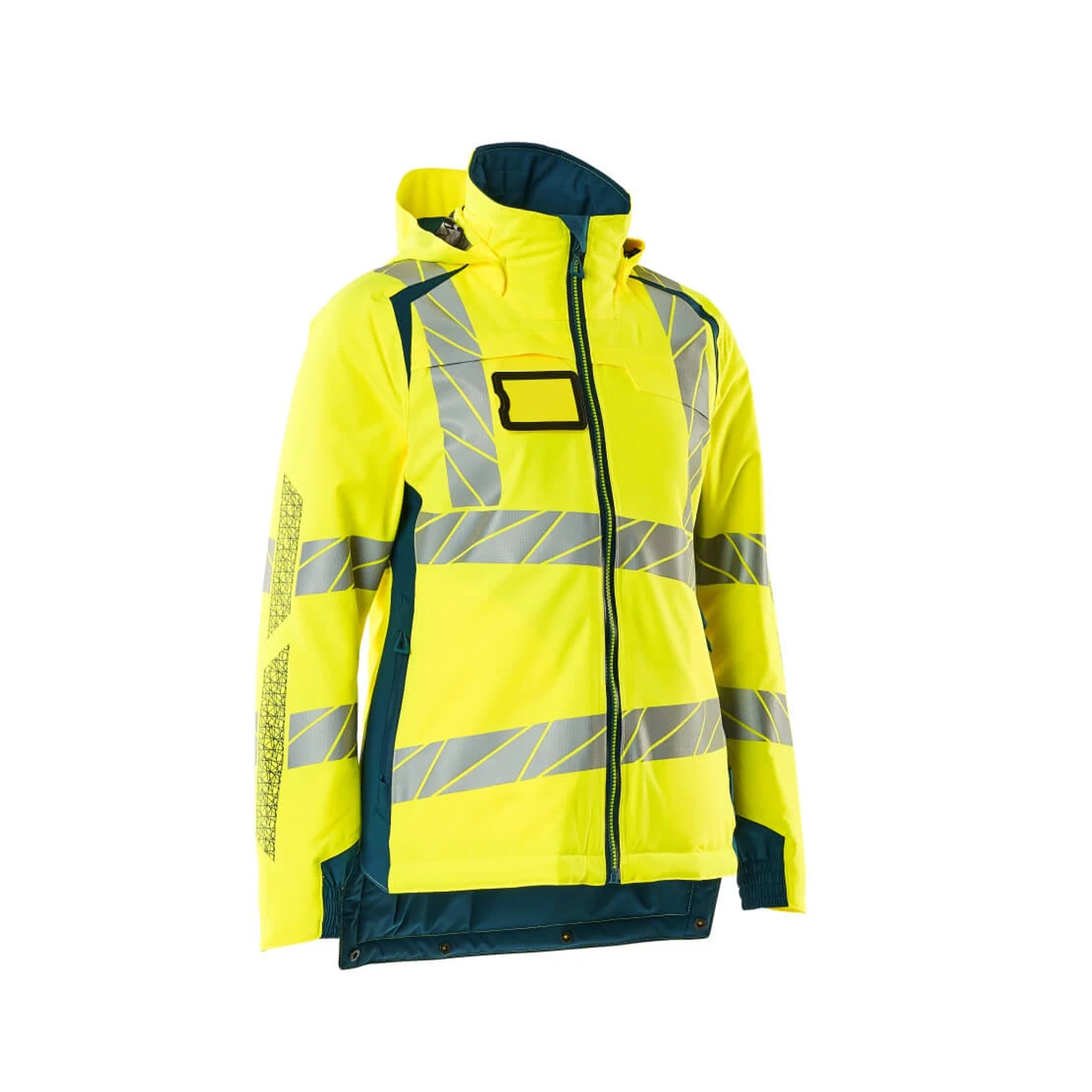 MASCOT® | Winterjacke ACCELERATE SAFE | XL | Hi-vis Gelb/Dunkelpetroleum