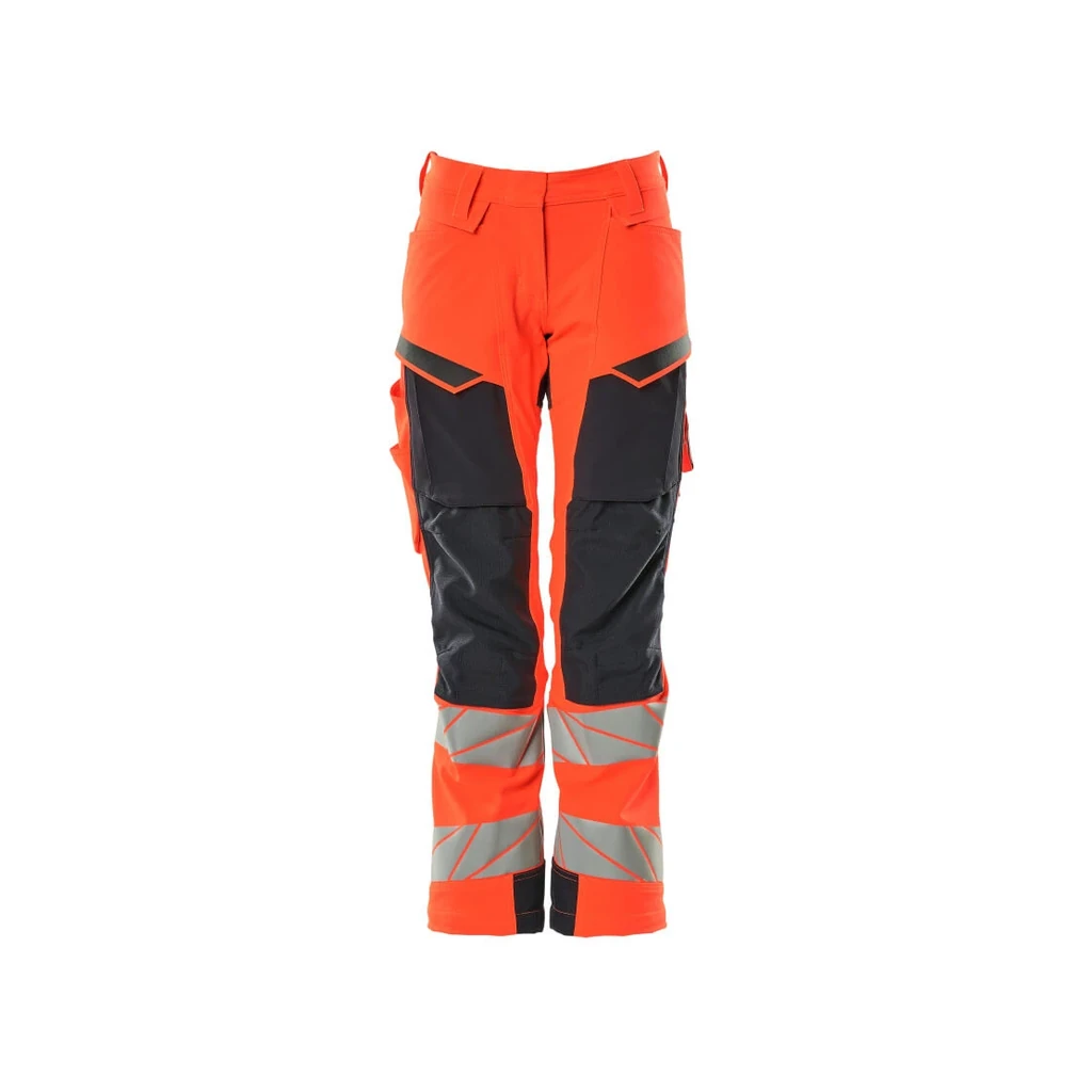 MASCOT® | Hose mit Knietaschen ACCELERATE SAFE | 76C34 | Hi-vis Rot/Schwarzblau
