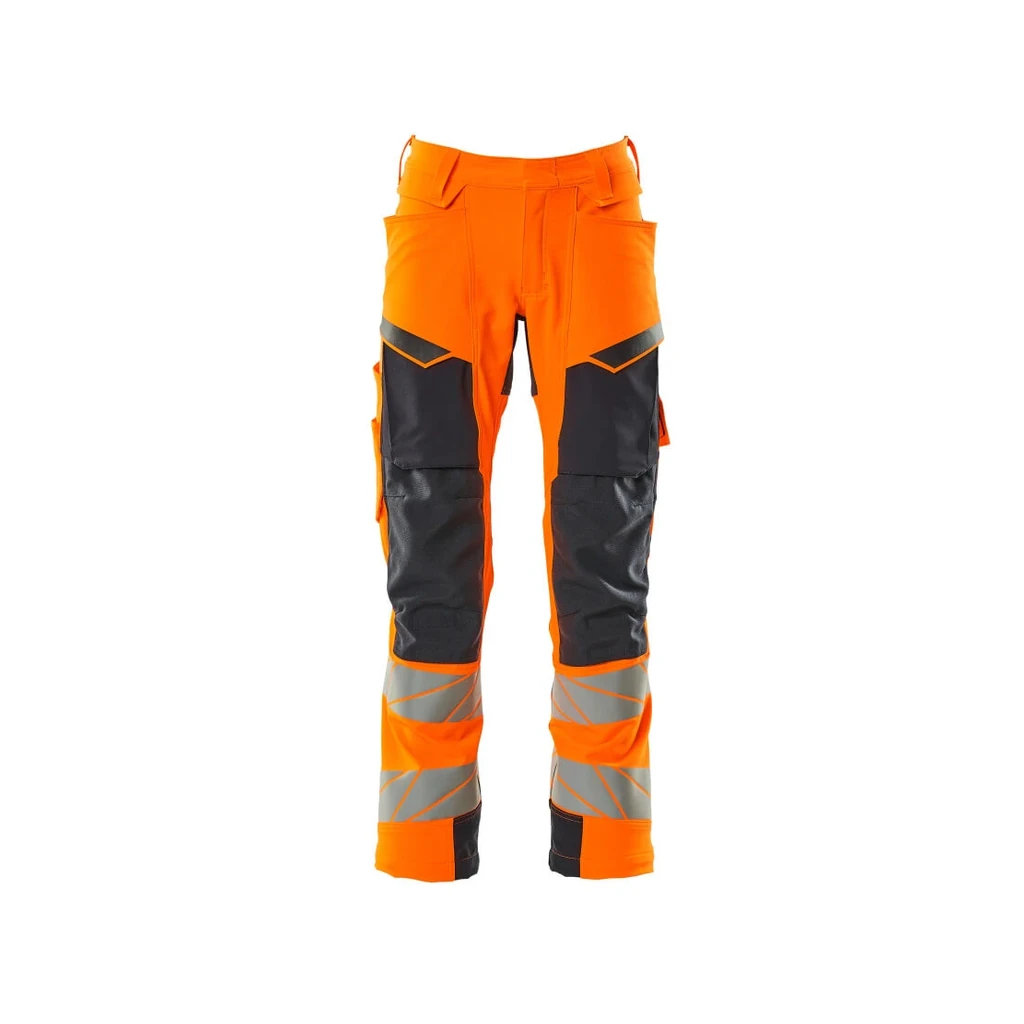 MASCOT® | Hose mit Knietaschen ACCELERATE SAFE | 76C46 | Hi-vis Orange/Schwarzblau