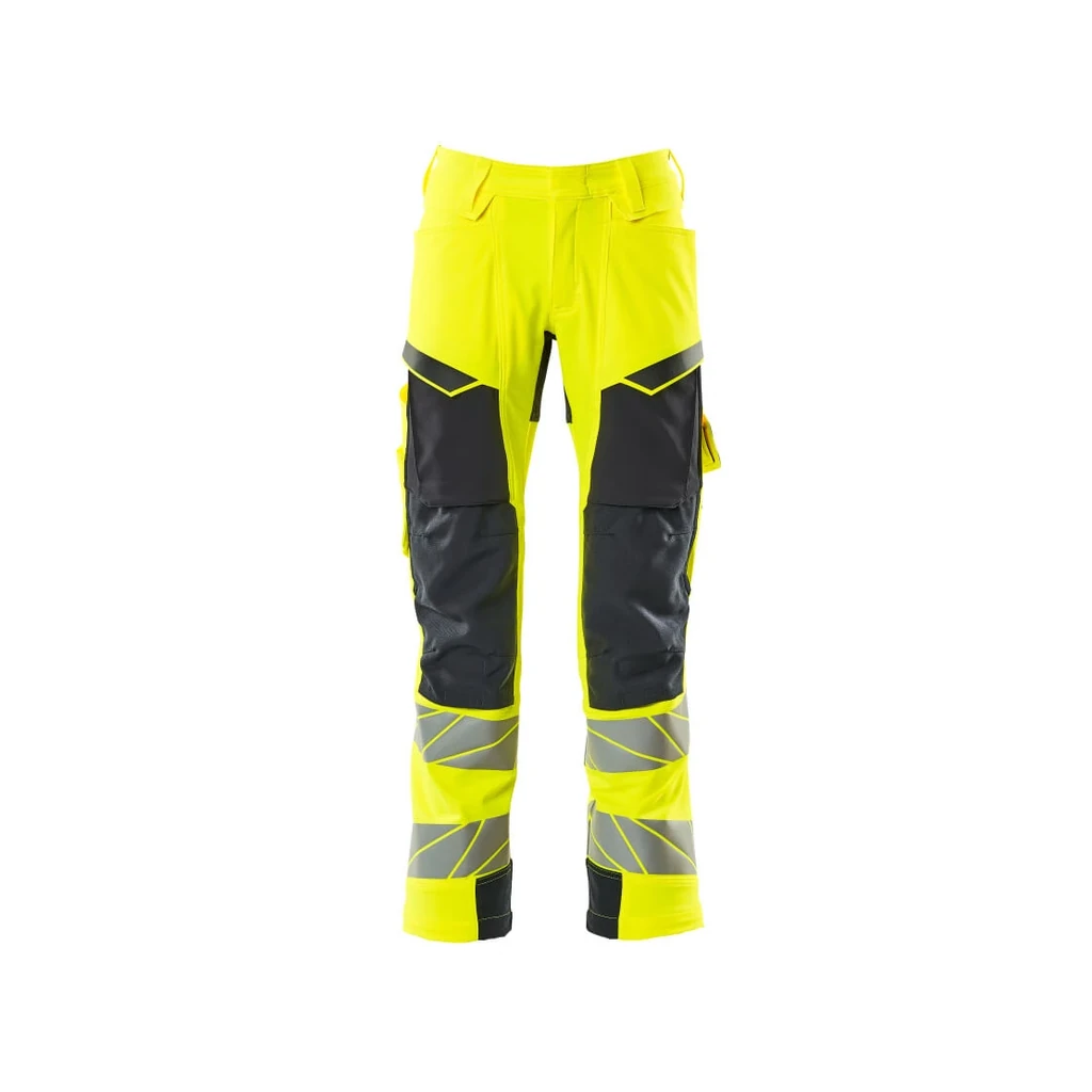 MASCOT® | Hose mit Knietaschen ACCELERATE SAFE | 76C46 | Hi-vis Gelb/Schwarzblau