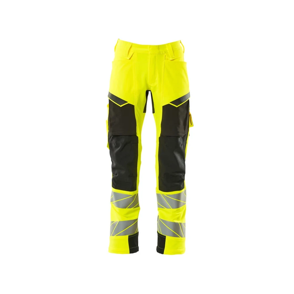 MASCOT® | Hose mit Knietaschen ACCELERATE SAFE | 76C46 | Hi-vis Gelb/Schwarz