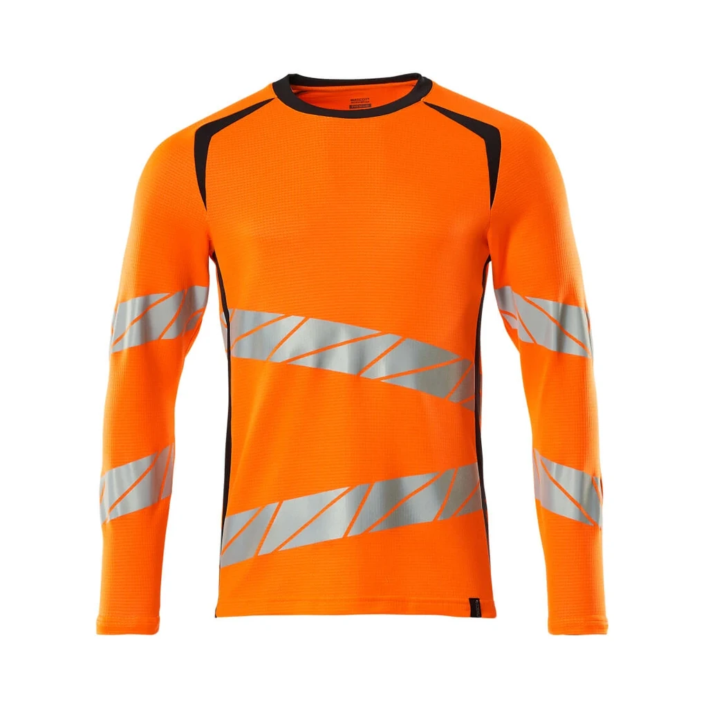 MASCOT® | T-Shirt Langarm ACCELERATE SAFE | XL ONE | Hi-vis Orange/Schwarzblau