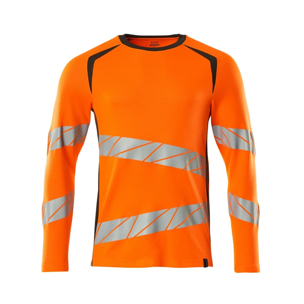 MASCOT® | T-Shirt Langarm ACCELERATE SAFE | XL ONE | Hi-vis Orange/Dunkelanthrazit