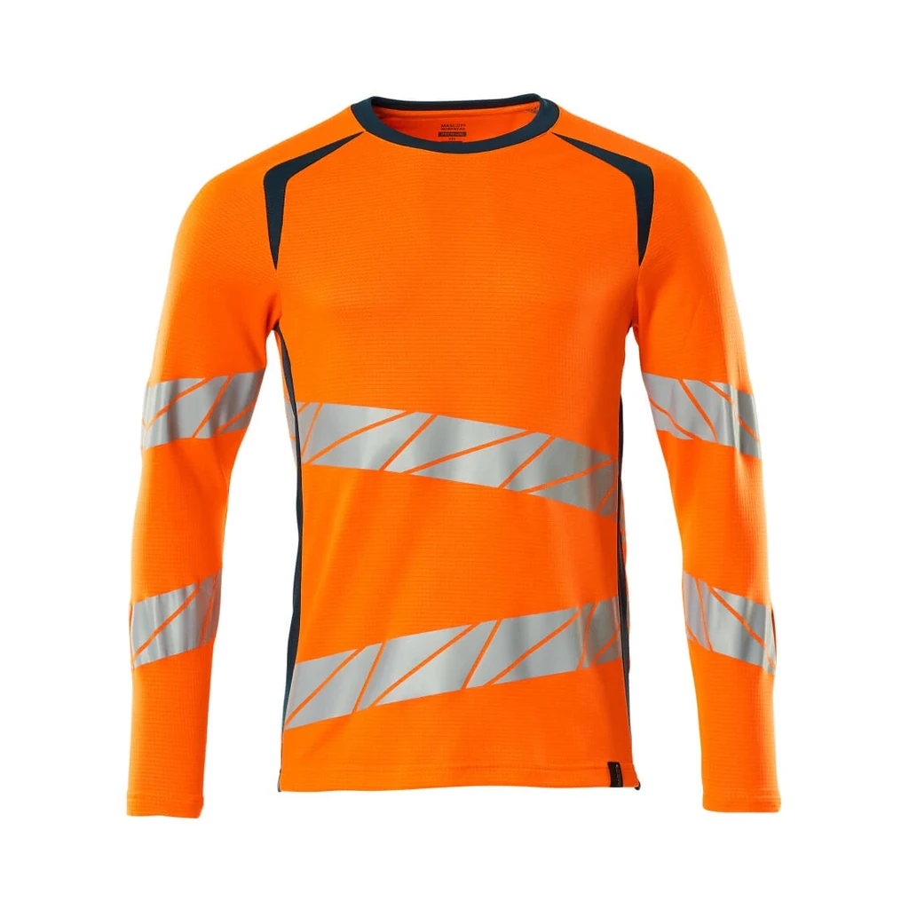 MASCOT® | T-Shirt Langarm ACCELERATE SAFE | XL ONE | Hi-vis Orange/Dunkelpetroleum