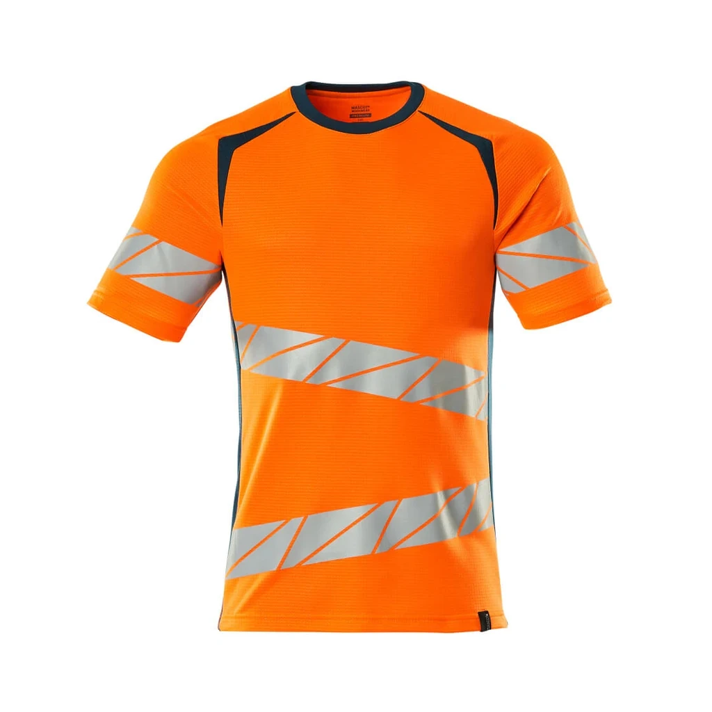 MASCOT® | T-Shirt ACCELERATE SAFE | M  ONE | Hi-vis Orange/Dunkelpetroleum