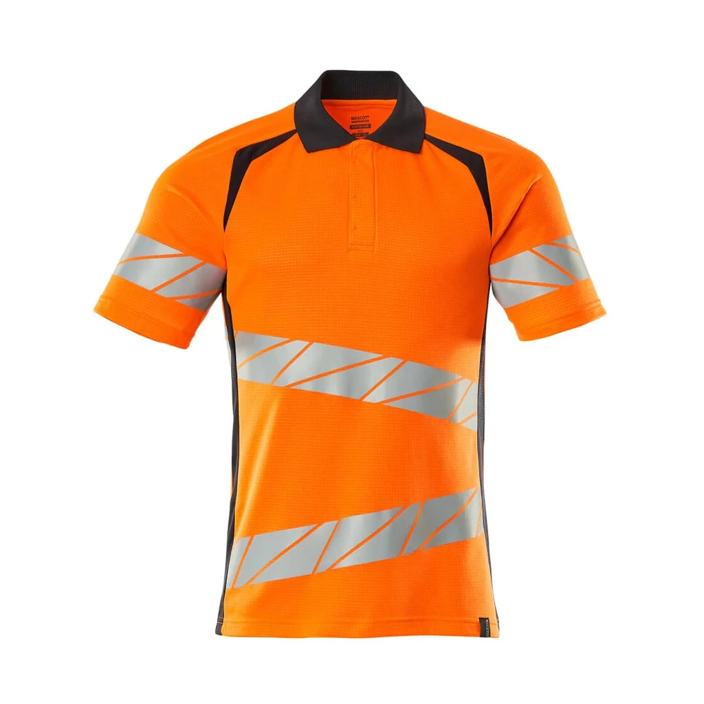 MASCOT® | Polo-Shirt ACCELERATE SAFE | 5XLONE | Hi-vis Orange/Schwarzblau
