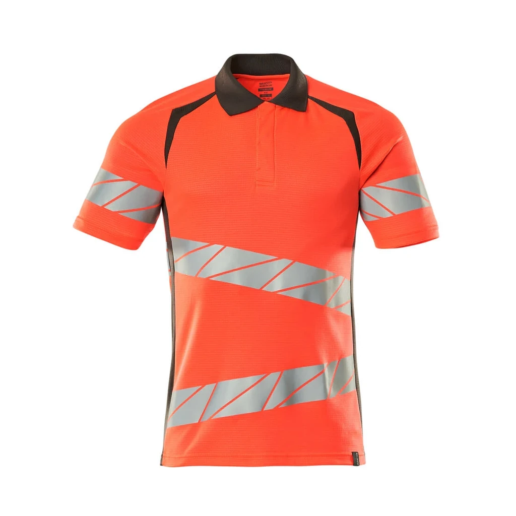MASCOT® | Polo-Shirt ACCELERATE SAFE | 5XLONE | Hi-vis Rot/Dunkelanthrazit