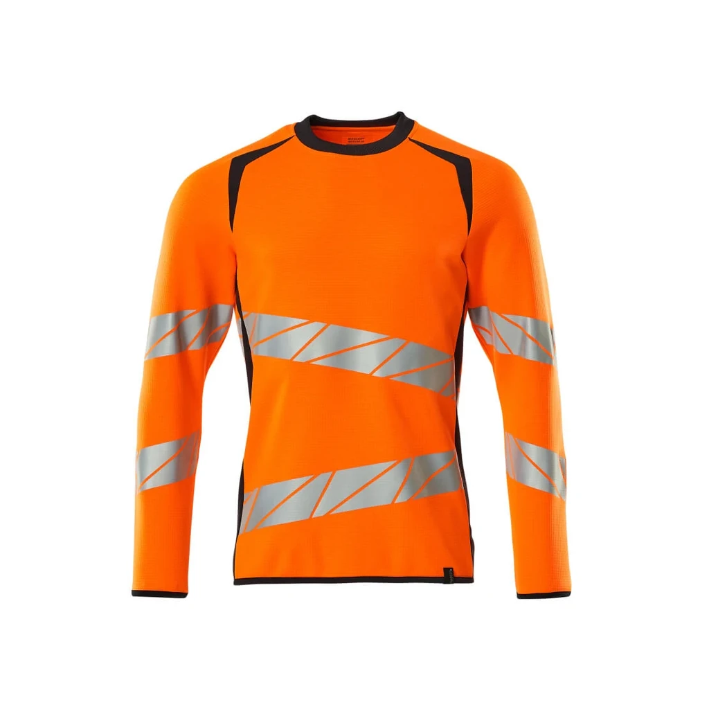 MASCOT® | Sweatshirt ACCELERATE SAFE | L  ONE | Hi-vis Orange/Schwarzblau