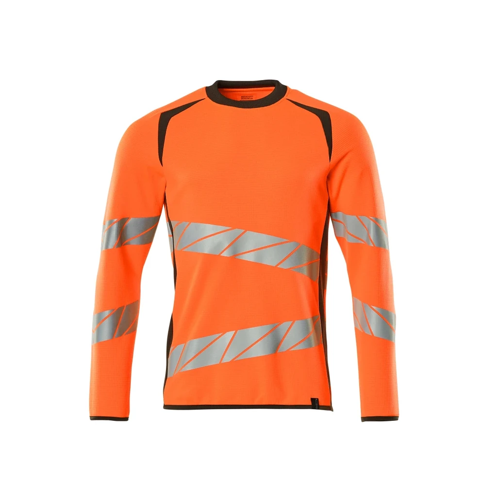 MASCOT® | Sweatshirt ACCELERATE SAFE | L  ONE | Hi-vis Orange/Dunkelanthrazit